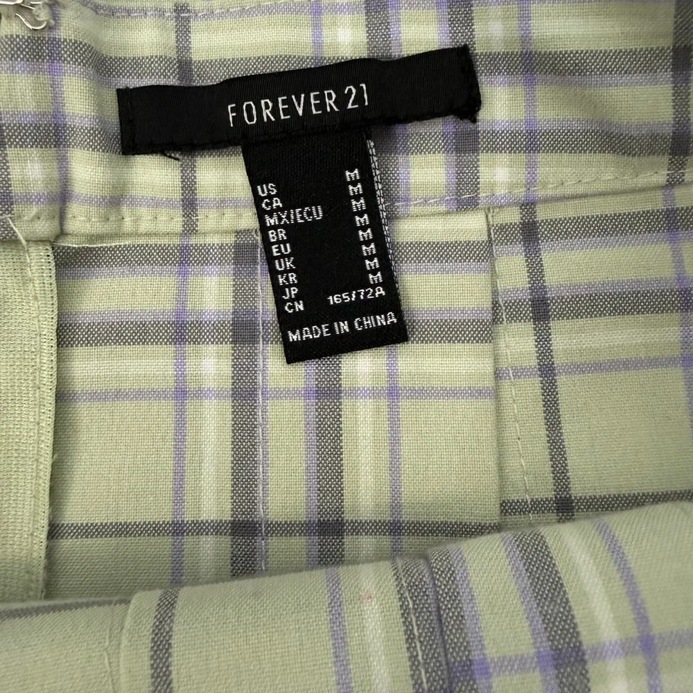 Forever 21 Green Plaid Skirt - Size M